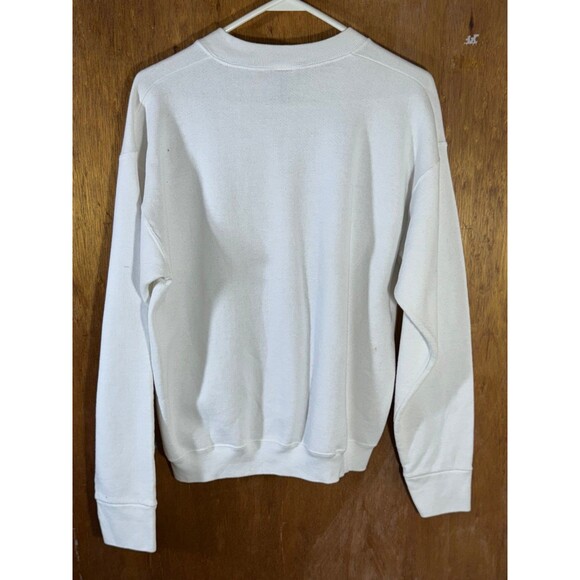 Vintage Floral Flower Sparkle Crewneck Sweater Sweatshirt Women’s Medium M USA‎ - Picture 7 of 9